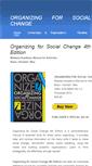 Mobile Screenshot of organizingforsocialchange.com